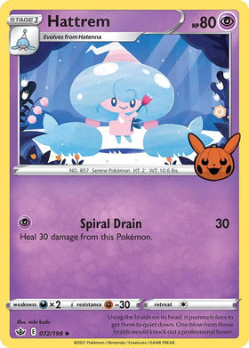 Hattrem [072/198] [Trick or Trade BOOster Bundle]