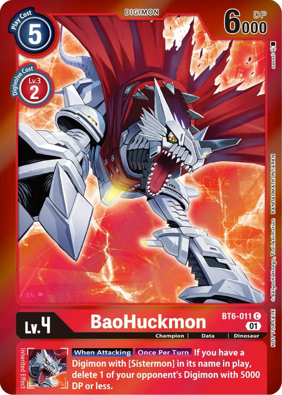 BaoHuckmon (Event Pack 3) [BT6-011 C] [Double Diamond] Foil