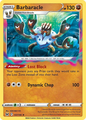 Barbaracle [107/196] [Lost Origin] Holofoil