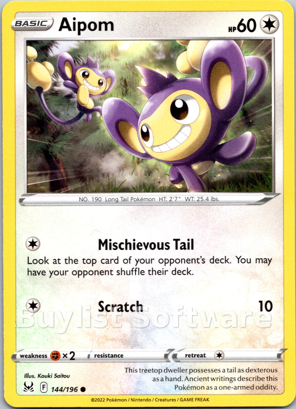 Aipom [144/196] [Lost Origin]