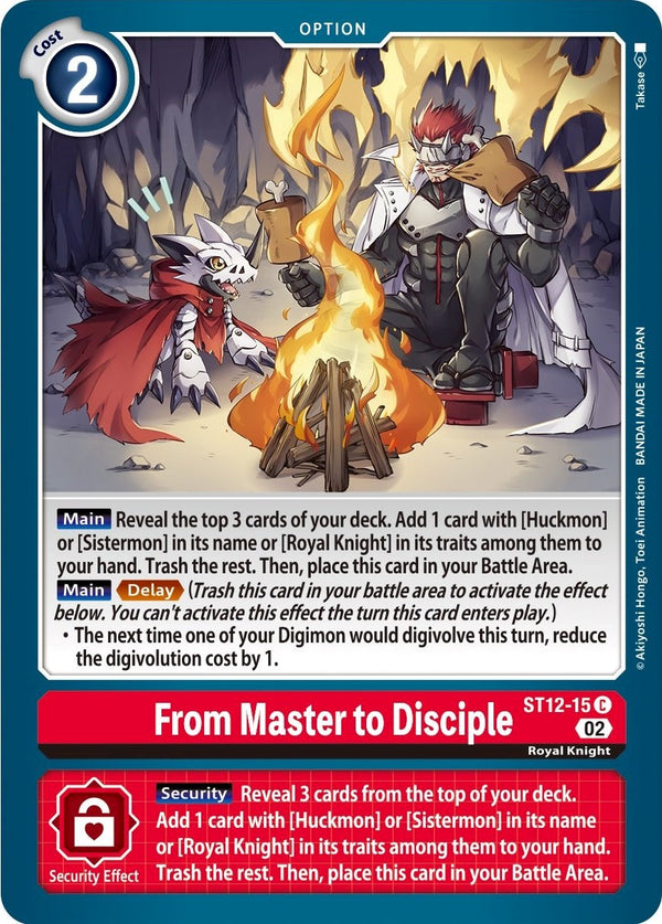 From Master to Disciple [ST12-15] [Starter Deck 12: Jesmon]