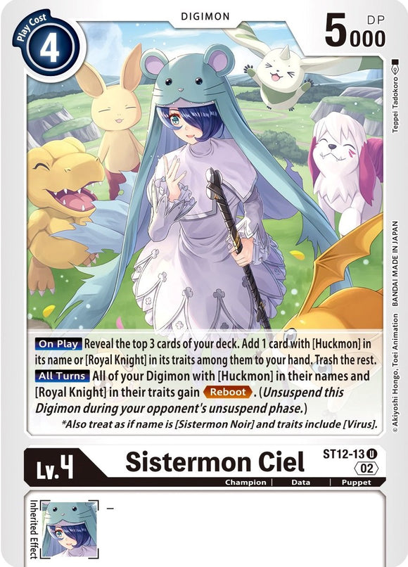Sistermon Ciel [ST12-13] [Starter Deck 12: Jesmon]
