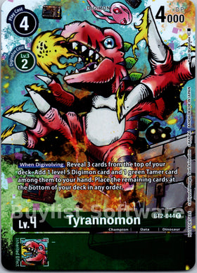 Tyrannomon (25th Special Memorial Pack) [BT2-044] [Release Special Booster 1.0] Foil