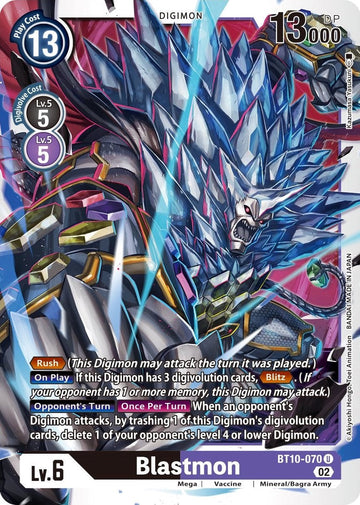 Blastmon [BT10-070 U] [Xros Encounter]