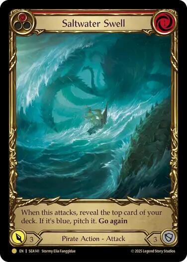 Saltwater Swell (Red) (Treasure)