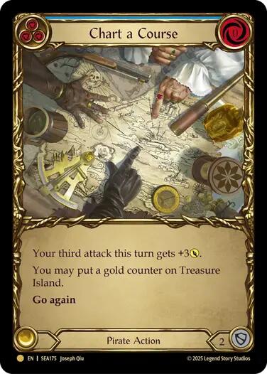 Chart a Course (Blue) (Treasure)