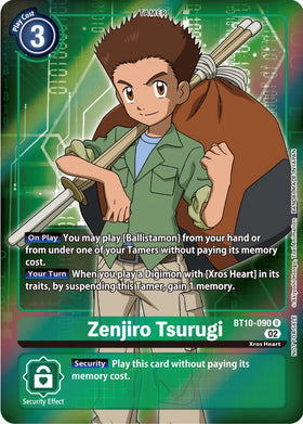 Zenjiro Tsurugi (Box Topper) [BT10-090] [Xros Encounter] Foil