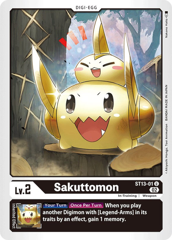 Sakuttomon [ST13-01] [Starter Deck 13: Ragnaloardmon]