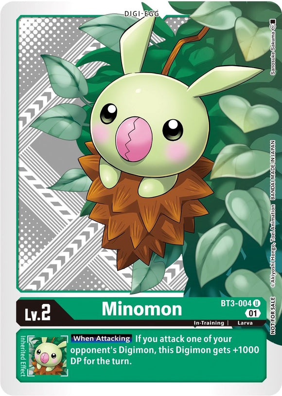 Minomon (Winner Pack Xros Encounter) [BT3-004] [Release Special Booster 1.5]
