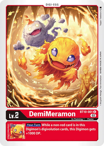 DemiMeramon [BT10-001] [Xros Encounter]