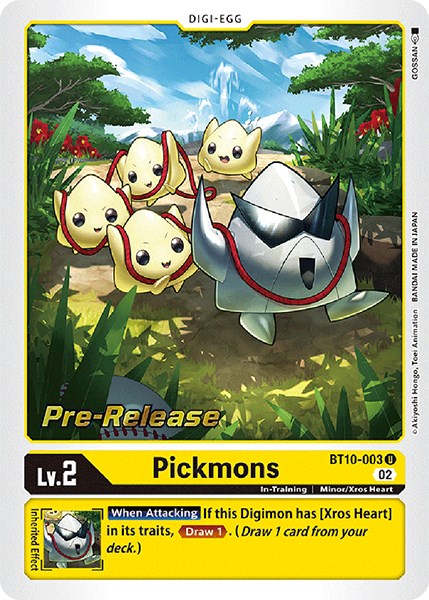 Pickmons [BT10-003] [Xros Encounter Pre-Release Cards] Foil