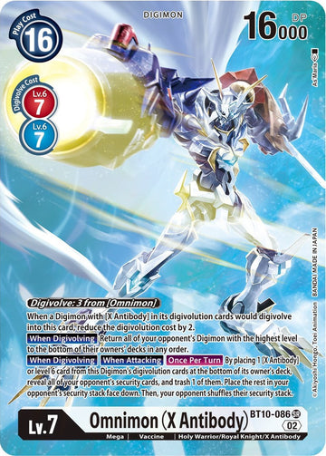 Omnimon (X Antibody) (Alternate Art) [BT10-086] [Xros Encounter] Foil