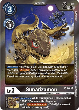 Sunarizamon (Gift Box 2022) [P-033] [Digimon Promotion Cards] Foil