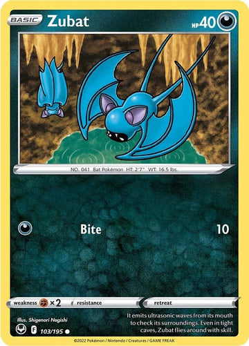 Zubat [103/195] [Silver Tempest]