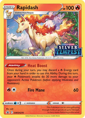 Rapidash (Sword & Shield Promo Cards Stamped) [SWSH270] [Sword & Shield Promo Cards] Holofoil