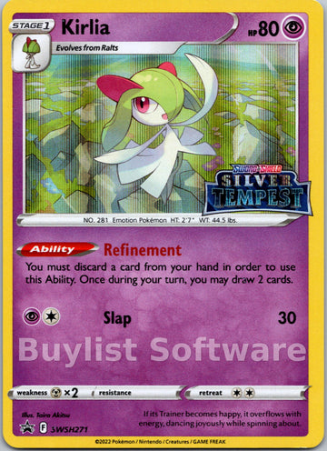 Kirlia (Sword & Shield Promo Cards Stamped) [SWSH271] [Sword & Shield Promo Cards] Holofoil