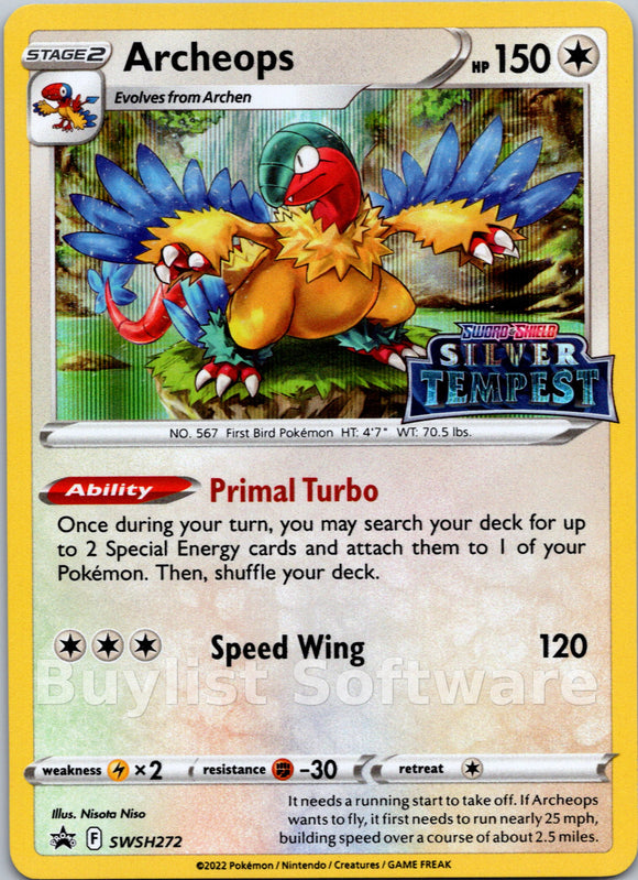 Archeops (Sword & Shield Promo Cards Stamped) [SWSH272] [Sword & Shield Promo Cards] Holofoil