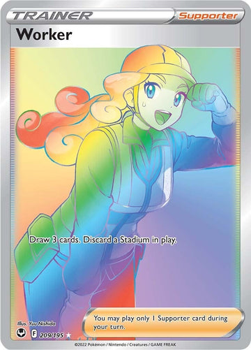 Worker [209/195] [Silver Tempest] Holofoil