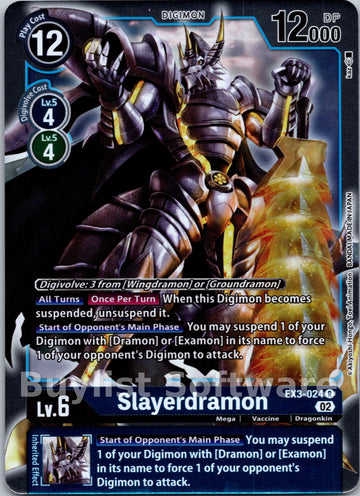 Slayerdramon [EX3-024] [Draconic Roar] Foil