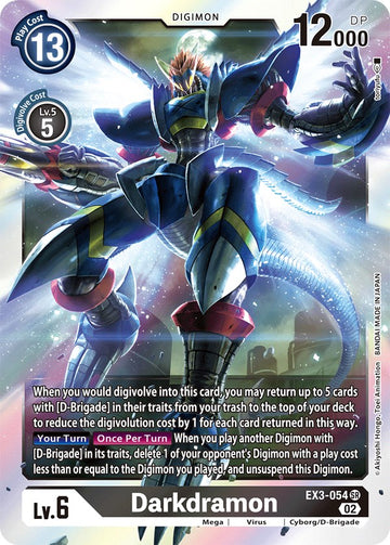 Darkdramon [EX3-054] [Draconic Roar] Foil