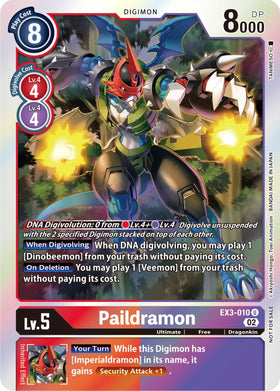 Paildramon (Box Topper) [EX3-010] [Draconic Roar] Foil