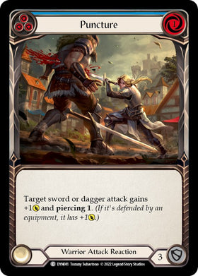 Puncture (Blue) [DYN081] [Dynasty] Rainbow Foil