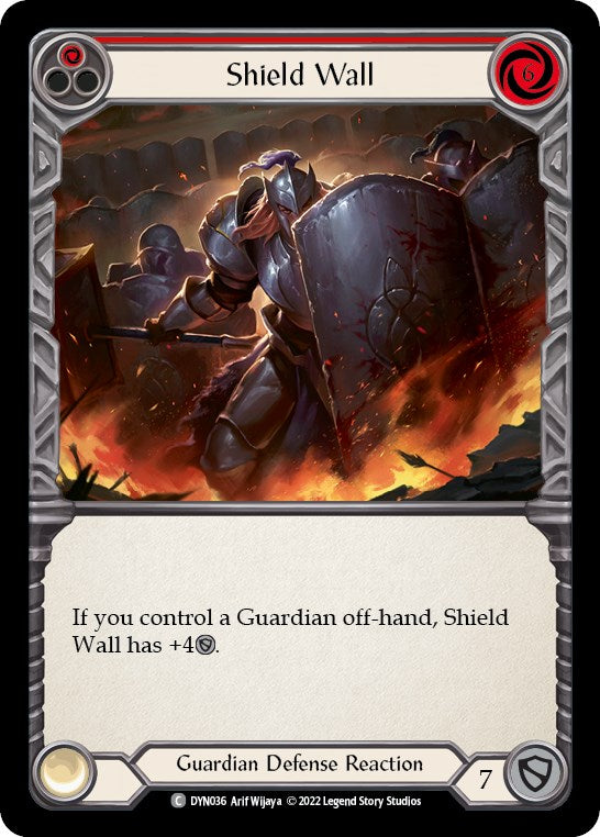 Shield Wall (Red) [DYN036] [Dynasty]