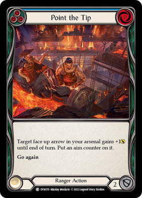 Point the Tip (Blue) [DYN170] [Dynasty] Rainbow Foil