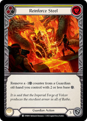Reinforce Steel (Yellow) [DYN040] [Dynasty] Rainbow Foil
