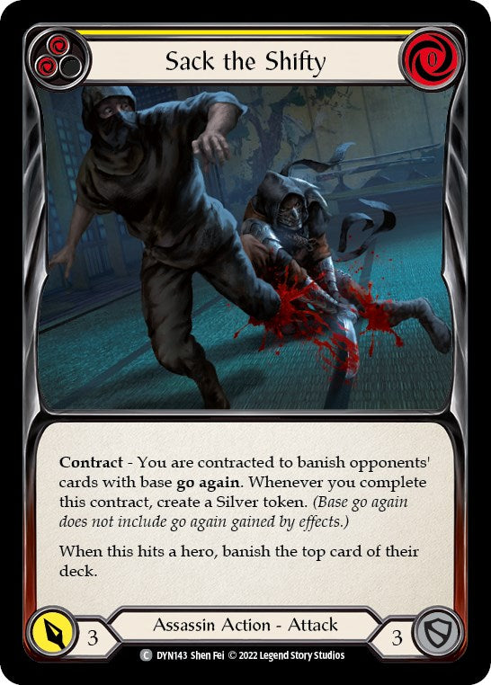 Sack the Shifty (Yellow) [DYN143] [Dynasty]