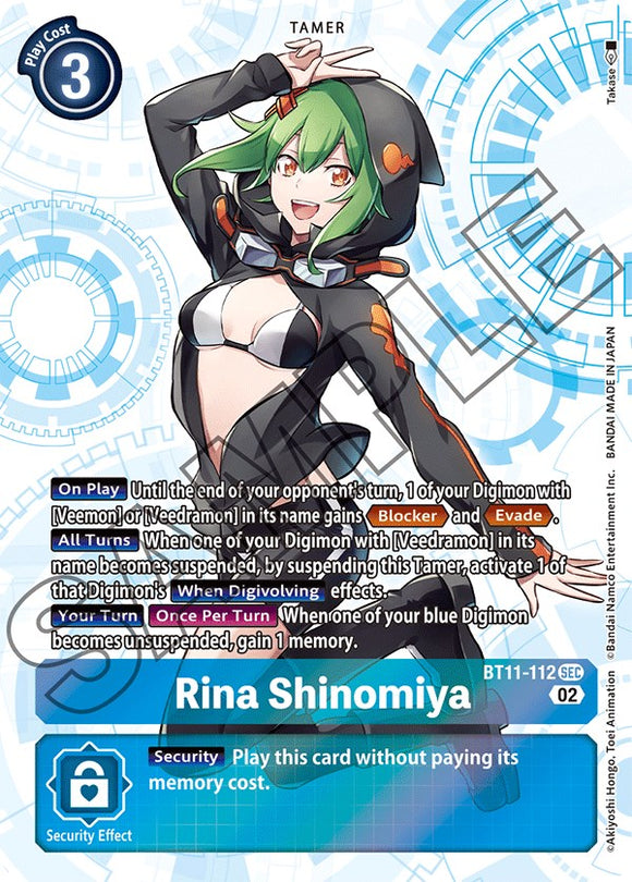 Rina Shinomiya [BT11-112] [Dimensional Phase] Foil
