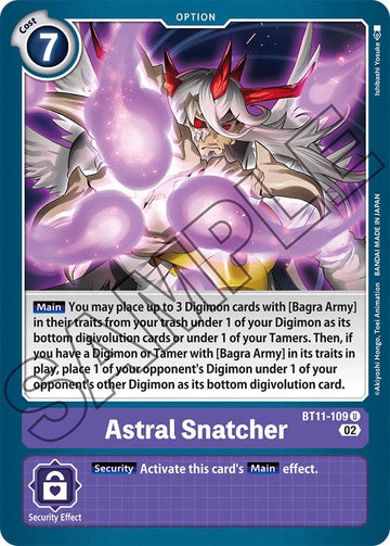 Astral Snatcher [BT11-109 U] [Dimensional Phase]