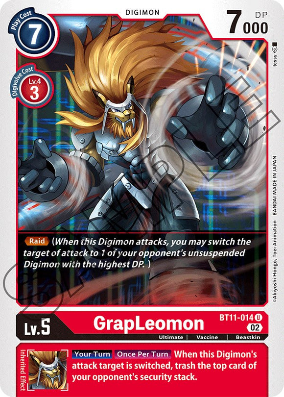 GrapLeomon [BT11-014] [Dimensional Phase] Foil