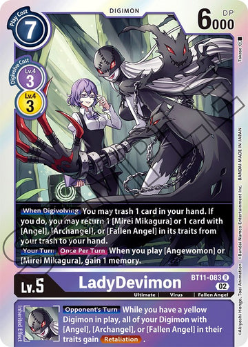 LadyDevimon [BT11-083] [Dimensional Phase] Foil