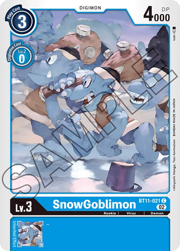 SnowGoblimon [BT11-021] [Dimensional Phase] Foil