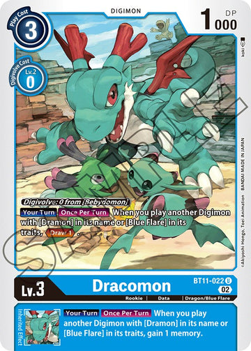 Dracomon [BT11-022] [Dimensional Phase] Foil