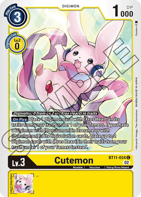 Cutemon [BT11-034] [Dimensional Phase]