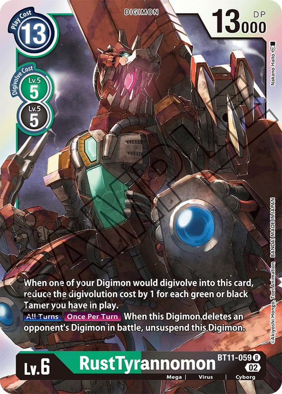 RustTyrannomon [BT11-059] [Dimensional Phase] Foil
