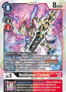 MetalGreymon (X Antibody) [BT11-069] [Dimensional Phase] Foil
