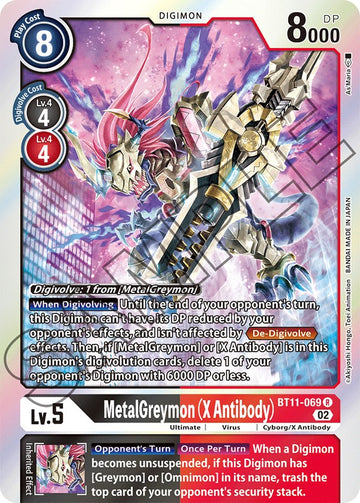 MetalGreymon (X Antibody) [BT11-069] [Dimensional Phase] Foil