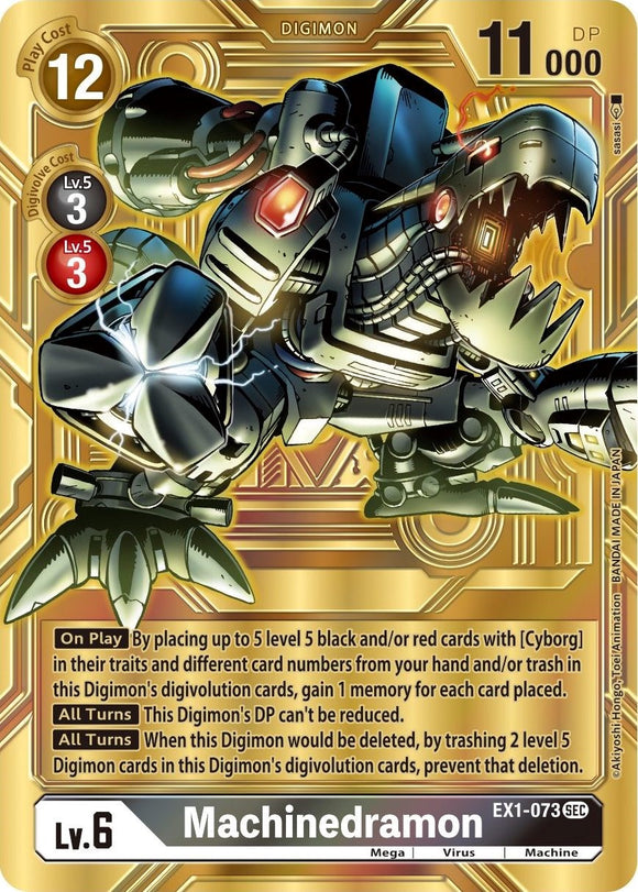 Machinedramon (Alternate Art) [EX1-073] [Dimensional Phase] Foil