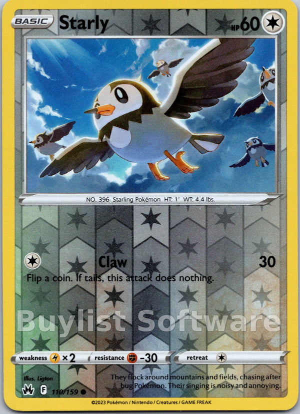 Starly [110/159] [Crown Zenith] Reverse Holofoil