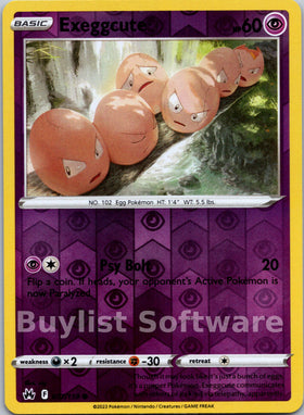 Exeggcute [057/159] [Crown Zenith] Reverse Holofoil