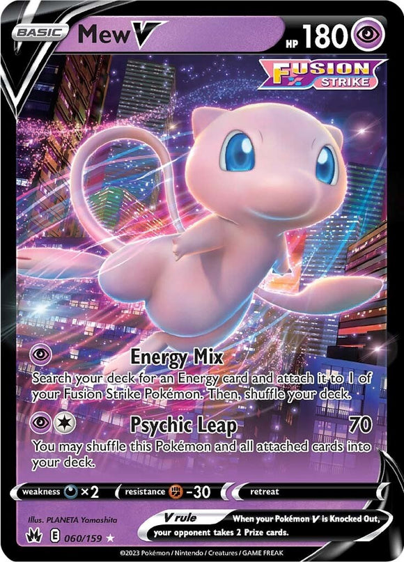 Mew V [060/159] [Crown Zenith] Holofoil