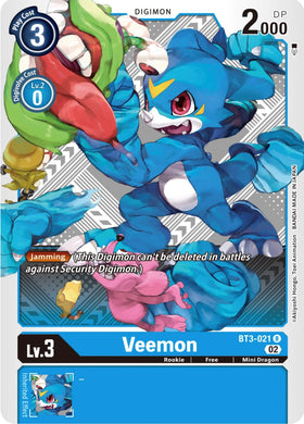 Veemon (Winner Pack Dimensional Phase) [BT3-021] [Release Special Booster 1.5]
