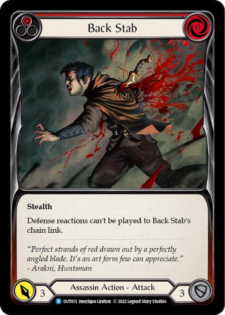 Back Stab (Red) [OUT015] [Outsiders]
