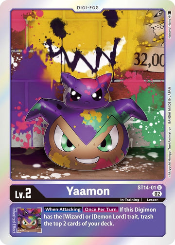 Yaamon [ST14-01] [Starter Deck 14: Beelzemon Advanced Deck Set] Foil