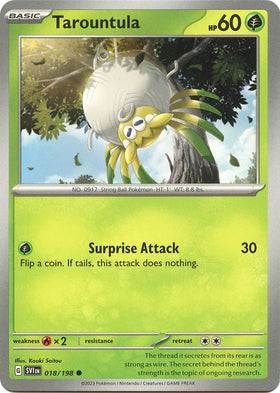 Tarountula [018/198] [Scarlet & Violet Base Set] Reverse Holofoil