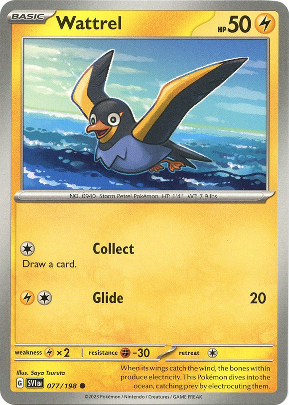 Wattrel [077/198] [Scarlet & Violet Base Set] Reverse Holofoil