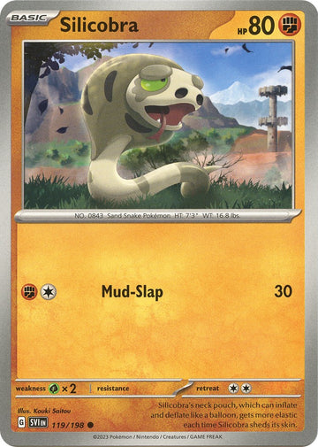 Silicobra [119/198] [Scarlet & Violet Base Set] Reverse Holofoil